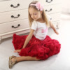 Cross -border INS style Exit Europe and the United States Super soft tie ten -color soft yarn child waist skirt TUTU skirt