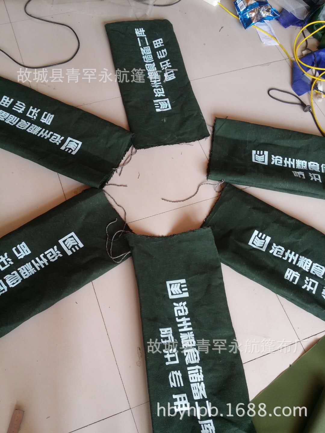 防汛沙袋防洪专用沙袋 消防沙袋  挡水应急沙包 30*70 25*70