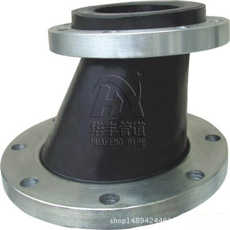 厂家直供卡箍式橡胶接头 可曲挠偏心异径橡胶接头 防拉脱橡胶接头