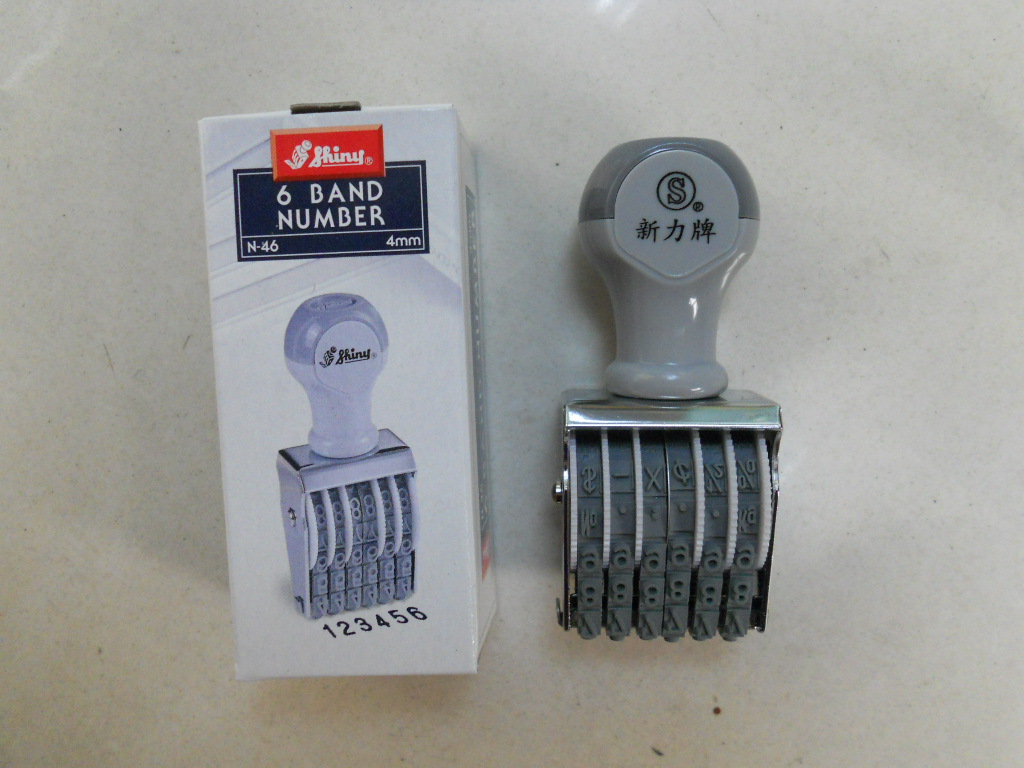 �����ƺ���ӡ�� N-46ӡ�� Shiny 6 BAND NUMBERER ���ֹ���ӡ��