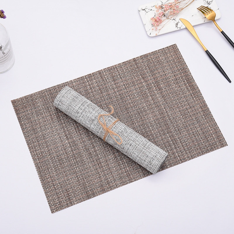 2020外贸特斯林餐垫PVC环保西餐垫用餐隔热垫定制餐垫 跨境批发详情图2