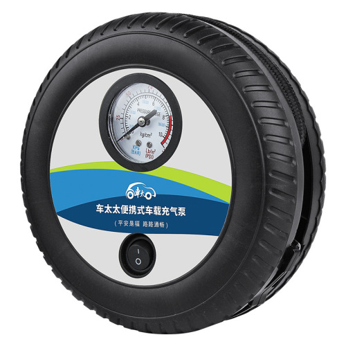 Mini air pump 12v car electric portable car air pump pointer air pump tire inflation