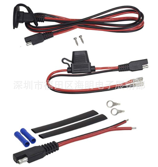 垂钓动力探鱼仪端子连接延长线 汽车游艇船舶改装延长线