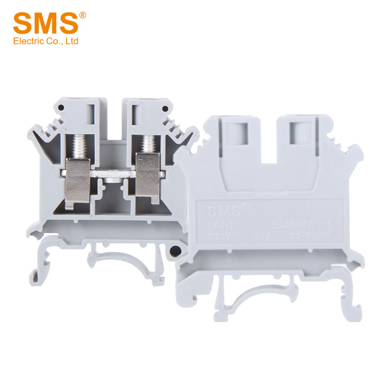 导轨直通式端子排 电压端子 UK-6N导轨式接线端子排 经久耐用