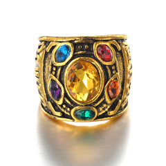 Factory-direct European and American-style fashion accessories&mdash;new arrivals on Wish, Amazon, AliExpress, and eBay&mdash;trending colorful vintage rings.