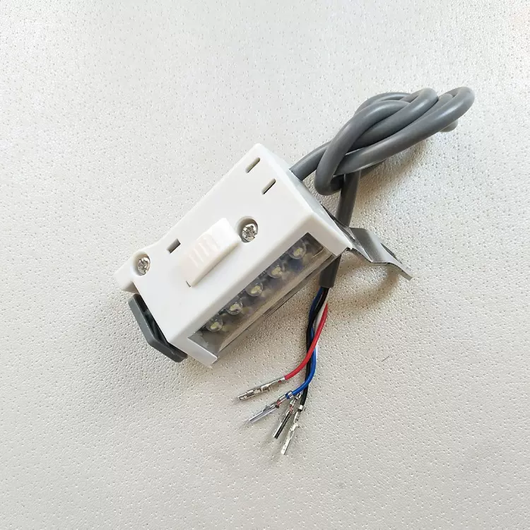 杰福工业缝纫机电脑同步车LED灯及倒缝开关原厂配件