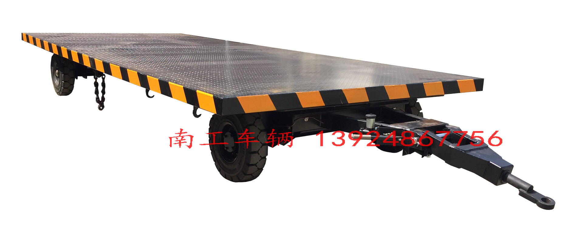 5吨标准型平板全挂拖车 优质重型平板车
