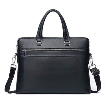 2020新款真皮商务公文包 户外旅行电脑包牛皮男士手提包一件代发|ru