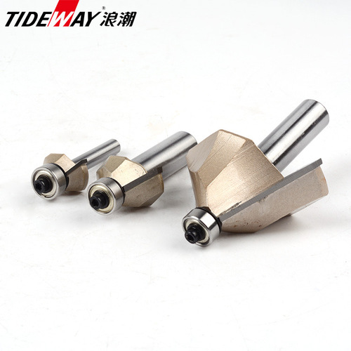 Woodworking tool milling cutter Inspur professional grade 45 degree bevel cutter power tool trimming machine bakelite milling