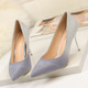 96289-10 European and American Autumn New Gradual Colour Tip Single-heeled Women's Super High-heeled Women's Shoes