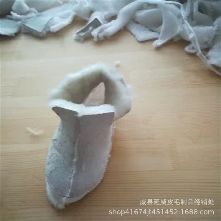 Оптовая продажа кашемировая обувь с шерстяным дерзком шерстяная кожа