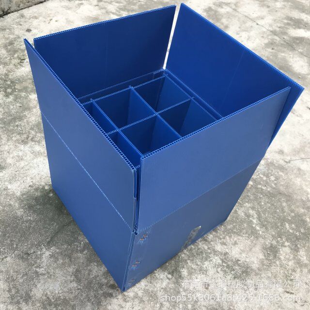 惠州惠阳中空板箱 黑色防静电骨架箱 纸箱形周转箱