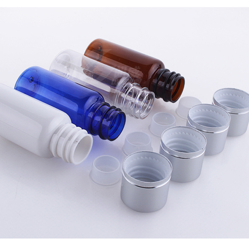 15ml botella de tapa de aluminio electroquímico de hombro redondo embalaje cosmético sub-botella de muestra pequeña venta directa de fábrica