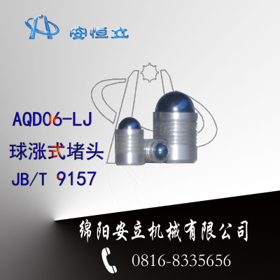 安恒立 AQD06-LJ 直径6毫米球涨式堵头 高压堵头马氏体不锈钢|ms