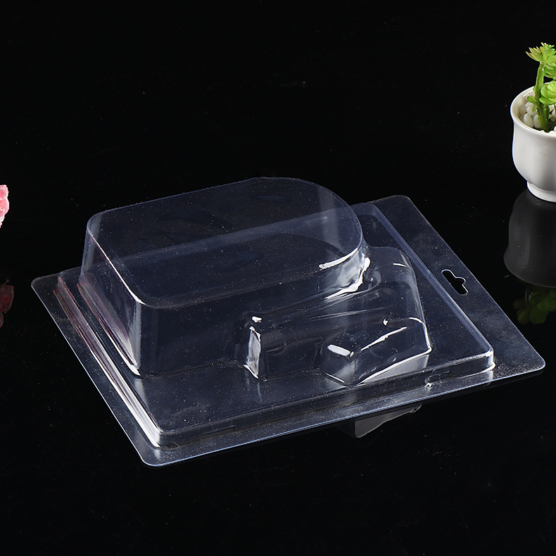 厂家定制折边吸塑透明泡壳 日用品喷壶塑料包装挂钩盒 定做