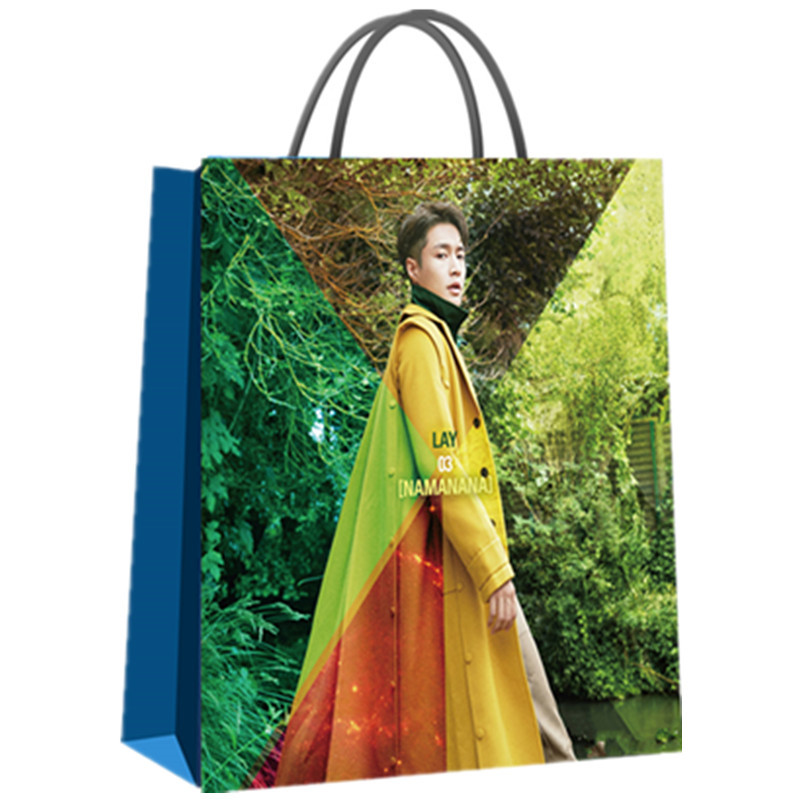 张艺兴周边同款纸袋 礼品袋 购物袋 手提袋批发 明星手提袋批发