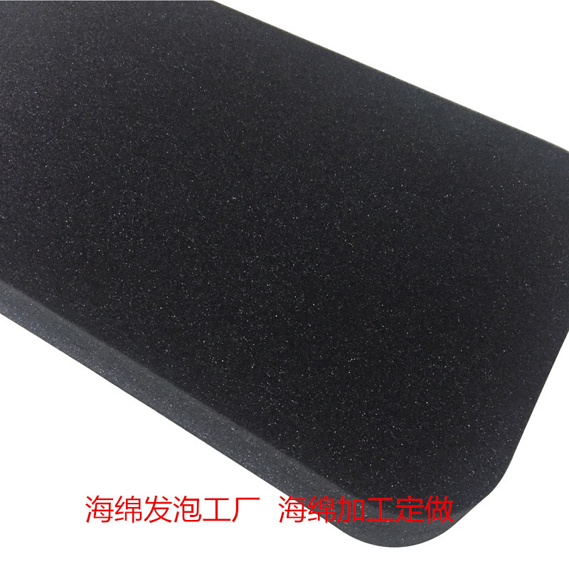 工厂直销环保包装用特黑加黑海绵可定制加工高密度特殊电子海绵|ms