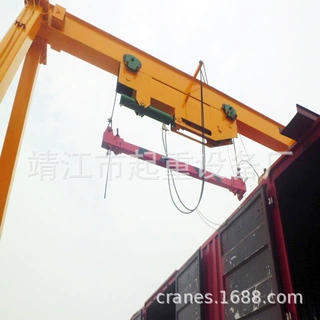 集装箱物流门起重机 实力厂家推荐轨道式集装箱液压龙门吊20t-80t