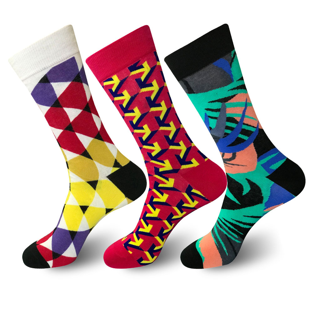 New autumn and winter men's socks Europe...