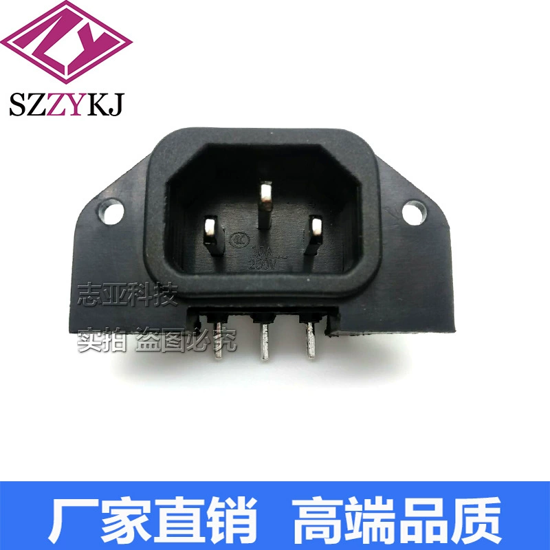 Прямые продажи с фабрики Розетка переменного тока SP-864D1 с ушками, четырьмя отверстиями, боковыми вилками, контактами, вся медь, с сертификацией