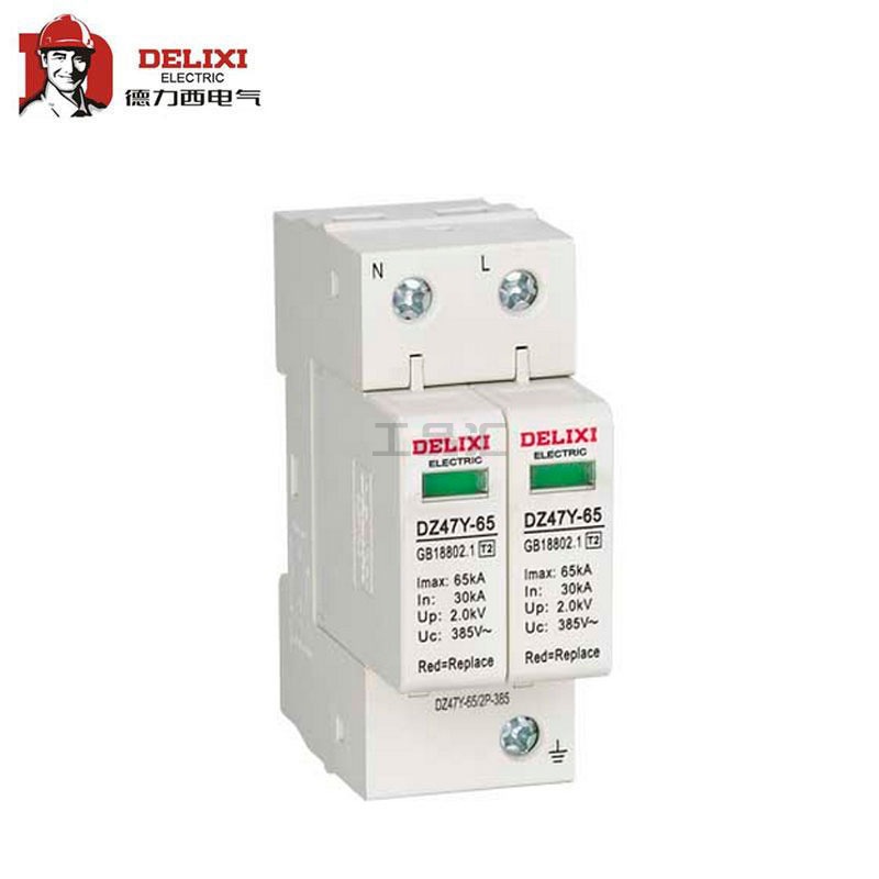 德力西电气 电源类电涌保护器；DZ47Y-40/2P-385