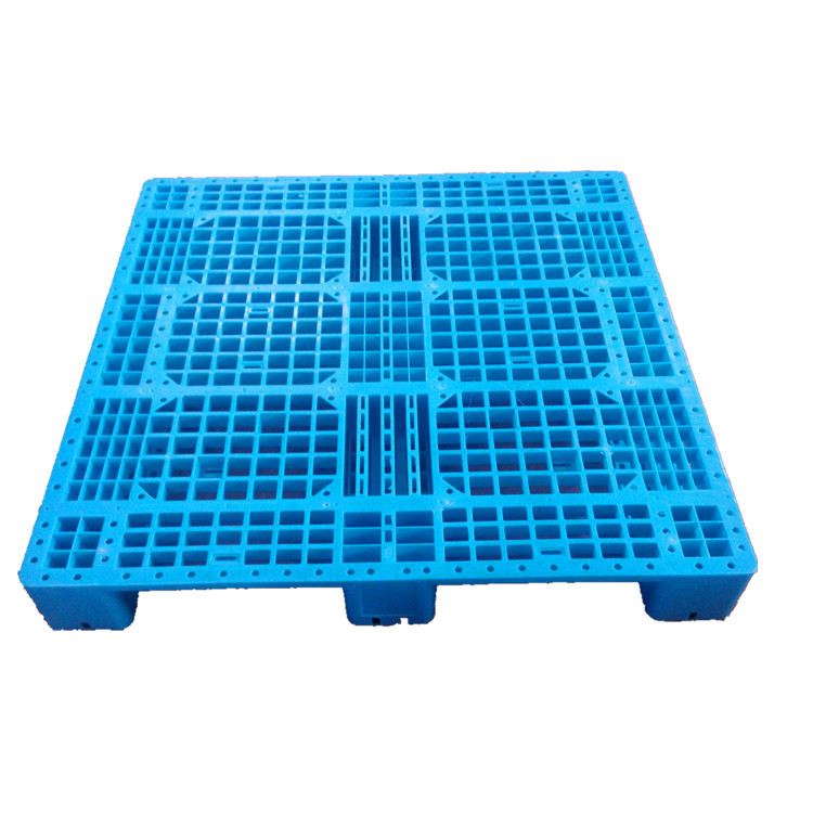 批厂家直销1212网格川字塑料托盘哈尔滨塑料托盘超强承载货架托盘