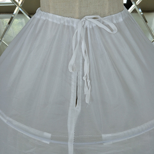 Wholesale foreign trade eight steel ring skirt support bridal wedding dress tutu performance petticoat 8 rings yarnless enlarged skirt white