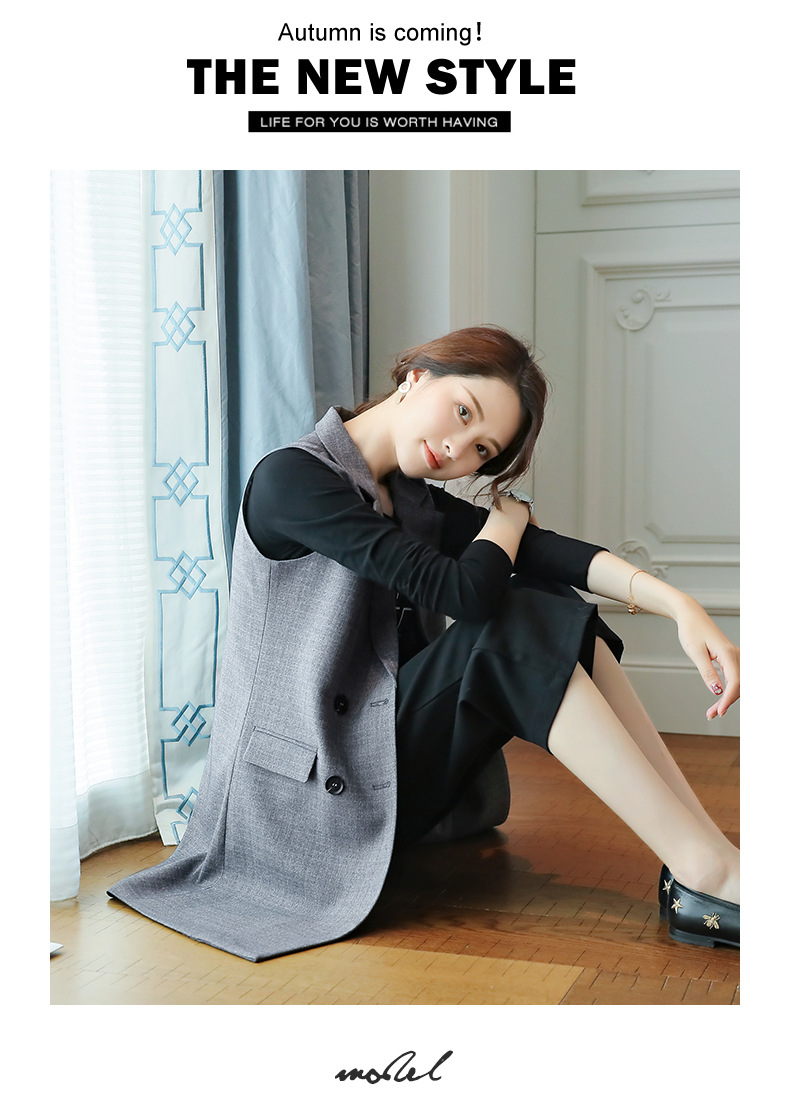 Gilet femme en Mélange de fibres chimiques - Ref 3316991 Image 17