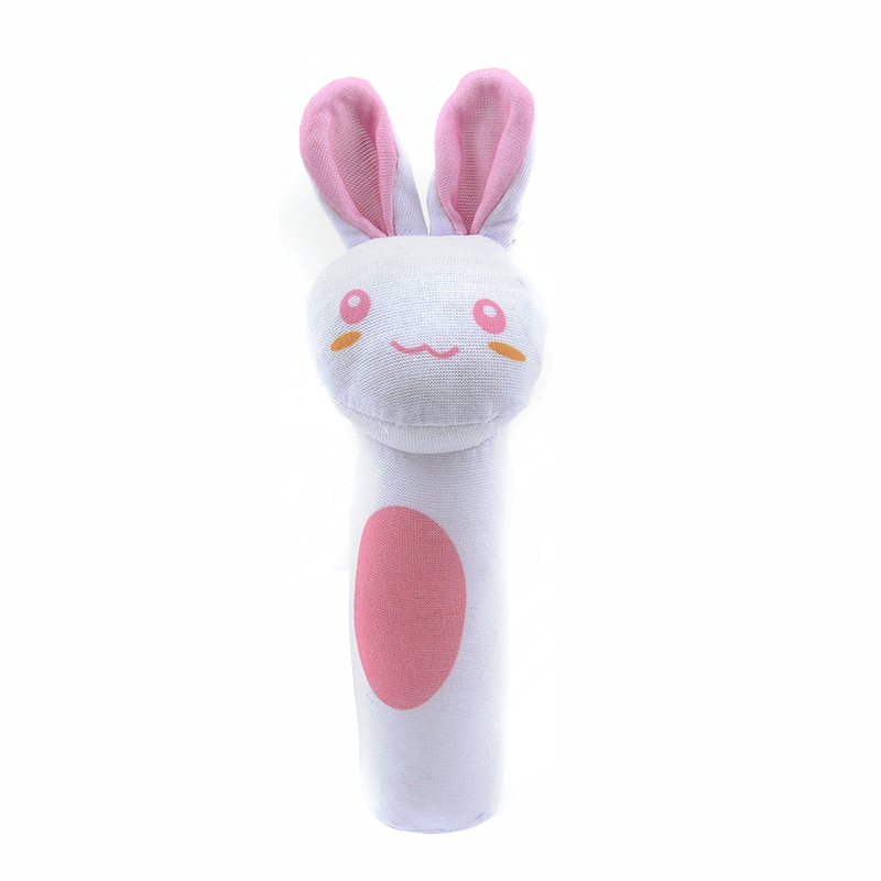 Bb Stick Baby Toy Plush Rattle Bb Stick Animal Bb Stick Rattle Baby Hand Catch Plush Rattle Cartoon display picture 4