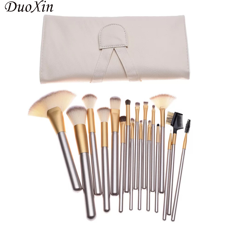 Champagne Makeup Brush Set 4