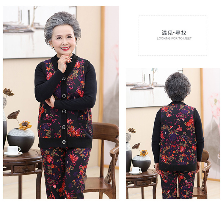 Gilet femme en Costume deux pièces tricoté - Ref 3317890 Image 19