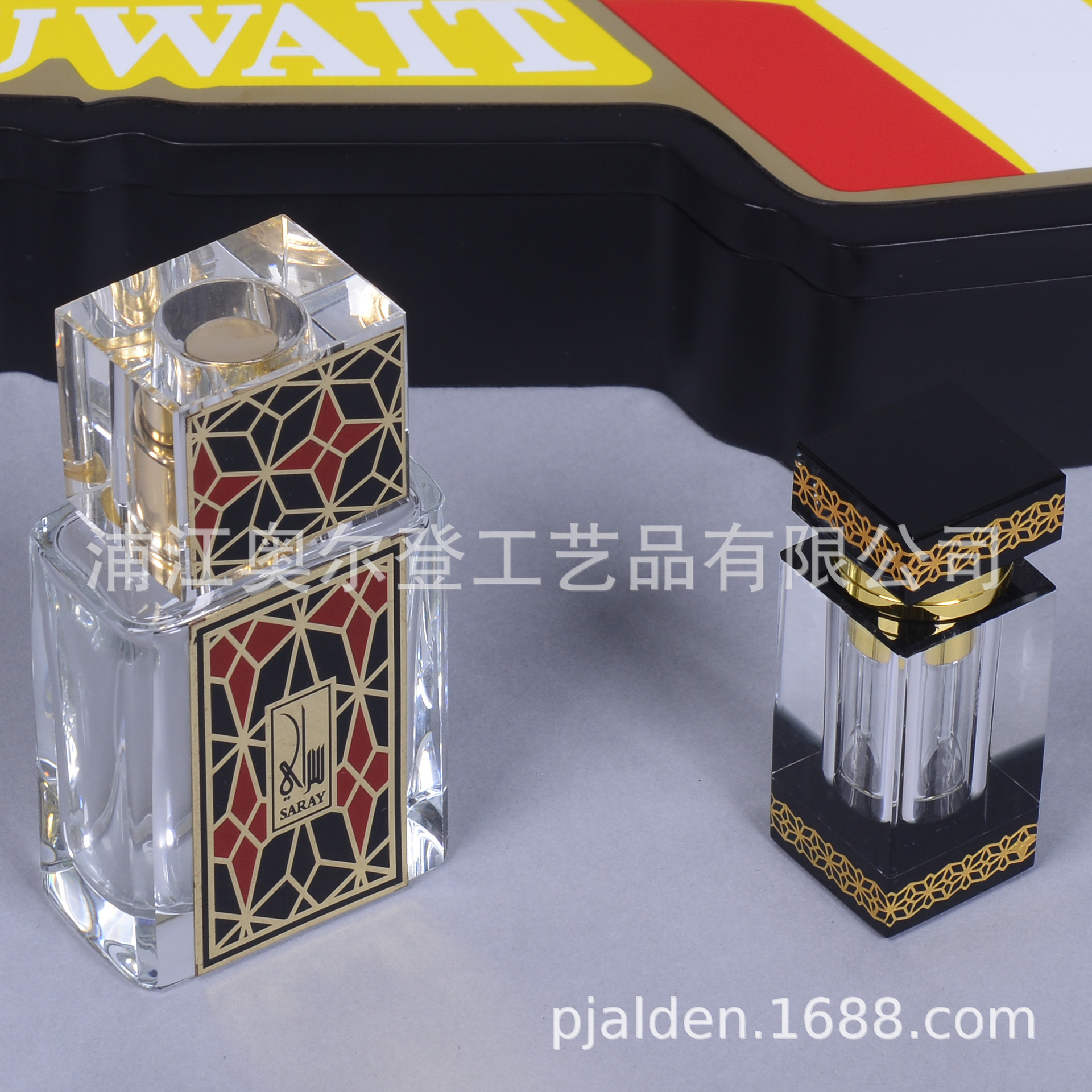 Factory direct sales of color wooden boxes, creative customization, Middle East essential oil wooden box sets, packaging boxes, empty wooden boxes for bird's nest and sea cucumber detail image 5
