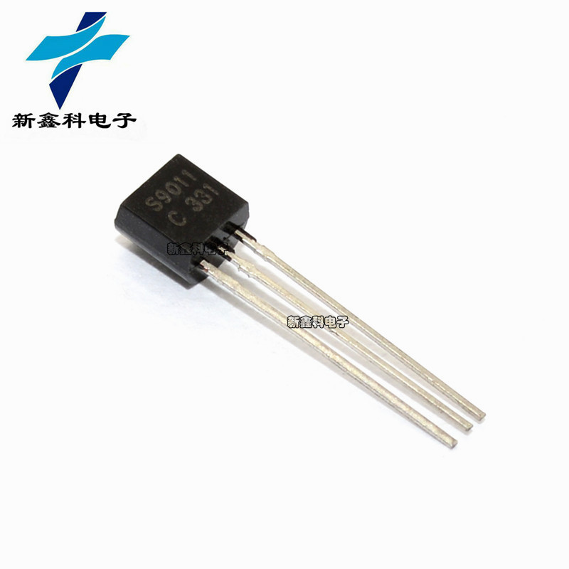 S9011 TO-92 插件 NPN三极管 小功率晶体管 0.03A/30V