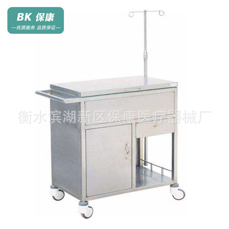 厂家直销抢救车 不锈钢急救车 治疗车器械车