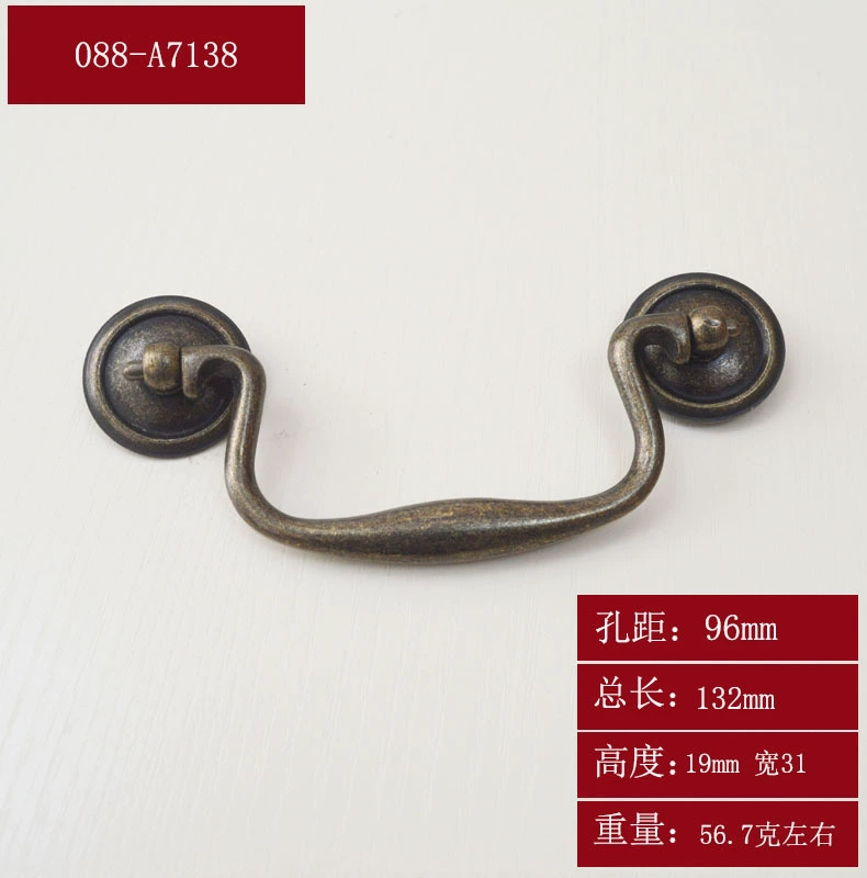 Ретро металлическая ручка для мебели, продажа от прямого завода