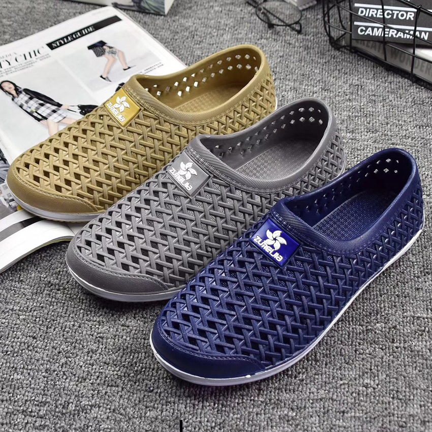 2018夏季漂流包脚休闲凉鞋旅游男女鸟巢鞋情侣洞洞鞋沙滩凉鞋批发|ms