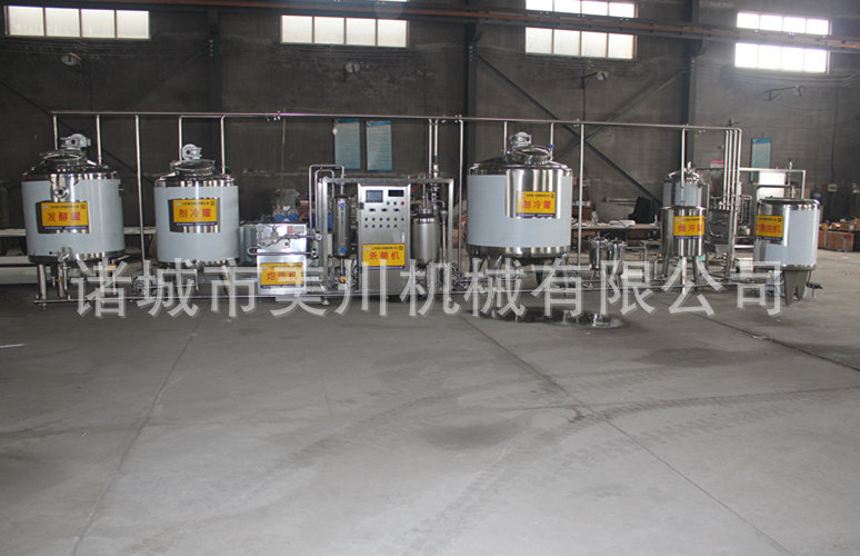 美川供应小型巴氏奶生产线 全自动板式杀菌机  小型牛奶生产线