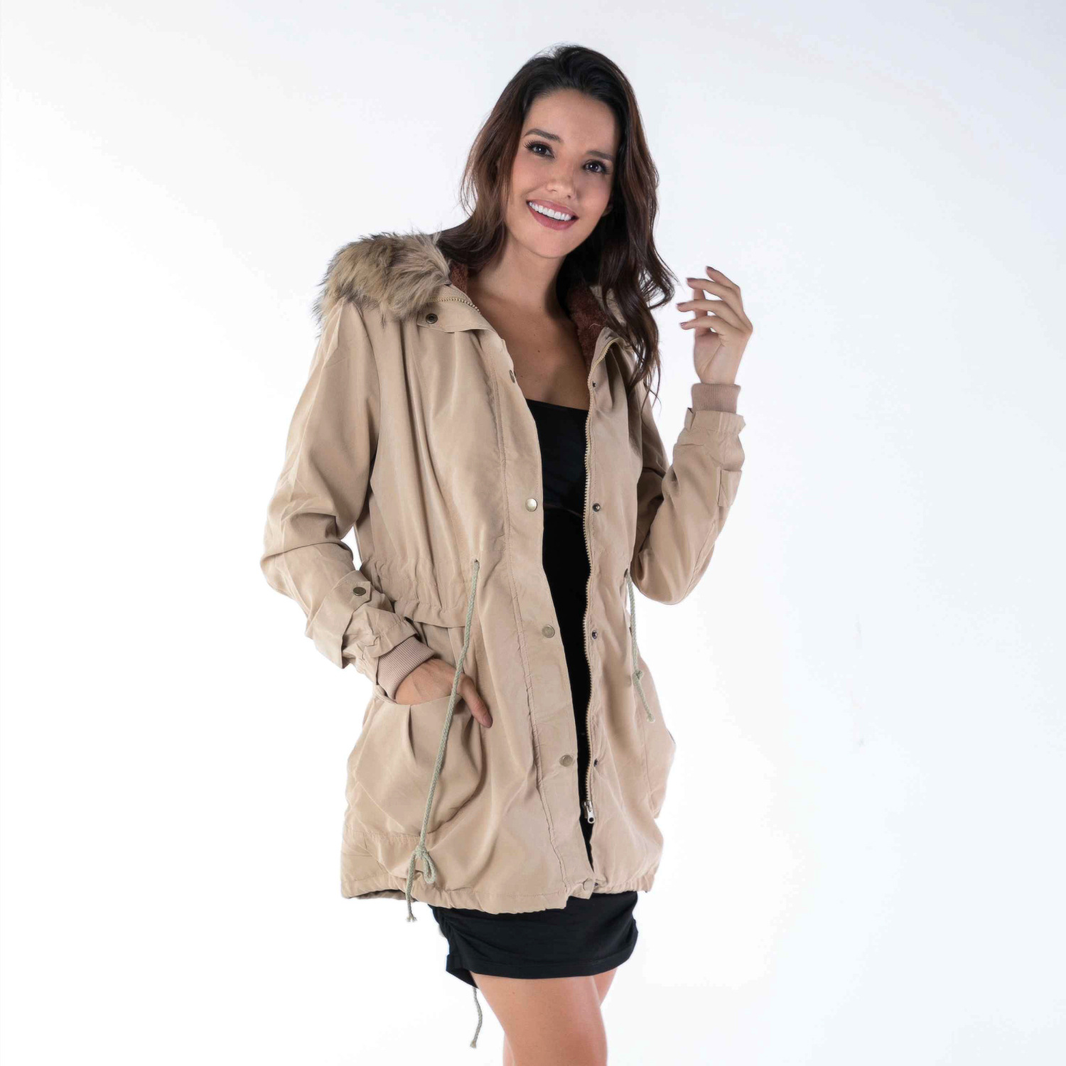 Manteau femme en Coton - Ref 3415851 Image 4