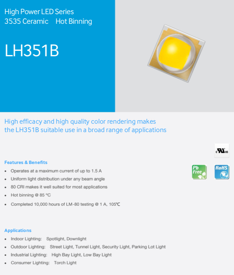 三星3535灯珠 LH351B LH351C LH351D-阿里巴巴