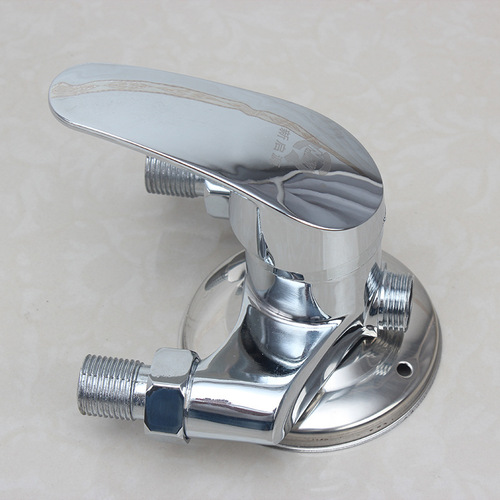 Exposed mixing valve, triangle shower faucet, exposed pipe shower faucet, solar water heater mixing valve