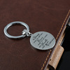 Metal keychain stainless steel suitable for men and women, transport, pendant