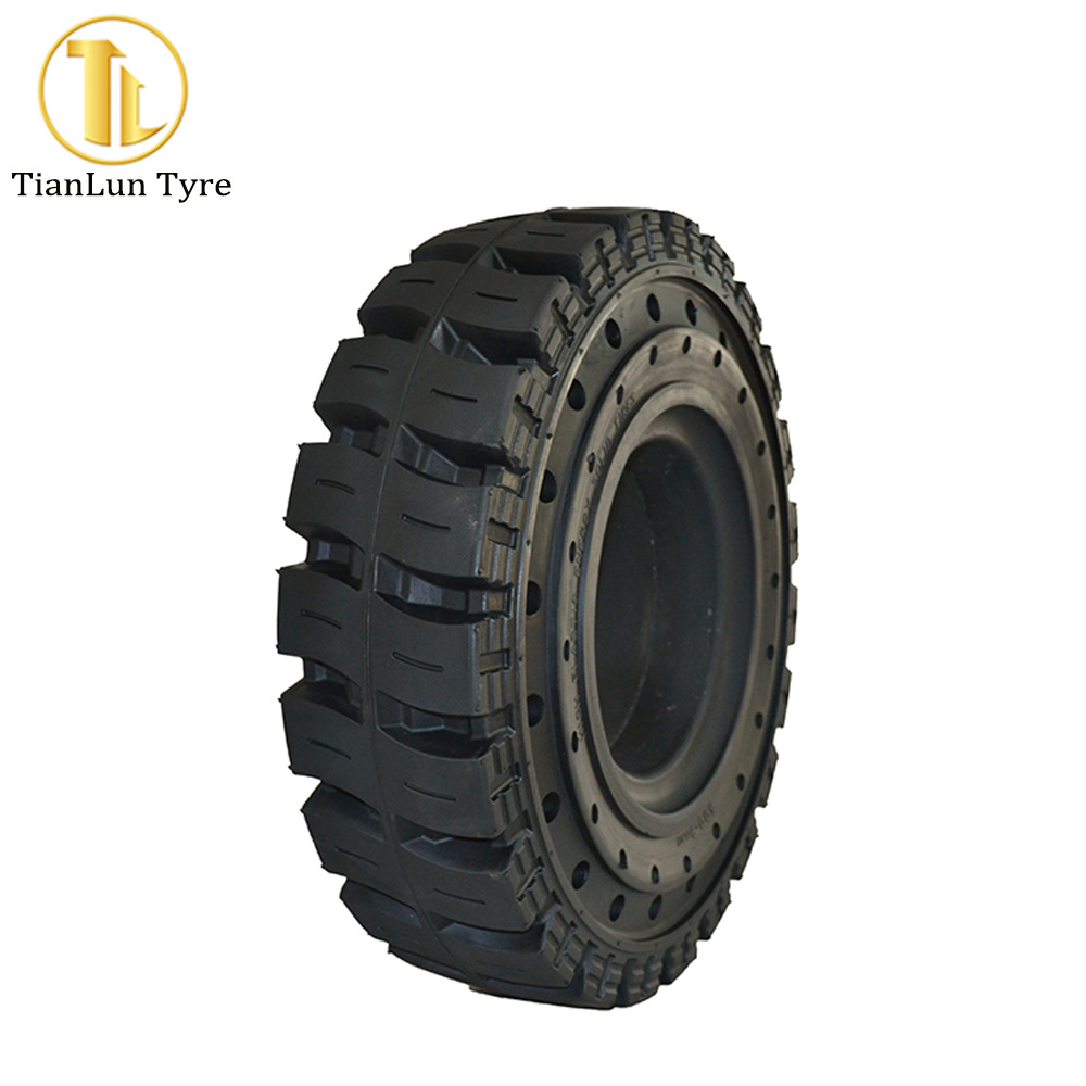 天轮轮胎工厂直销650-10 700-12叉车轮胎实心轮胎耐磨减震轮胎