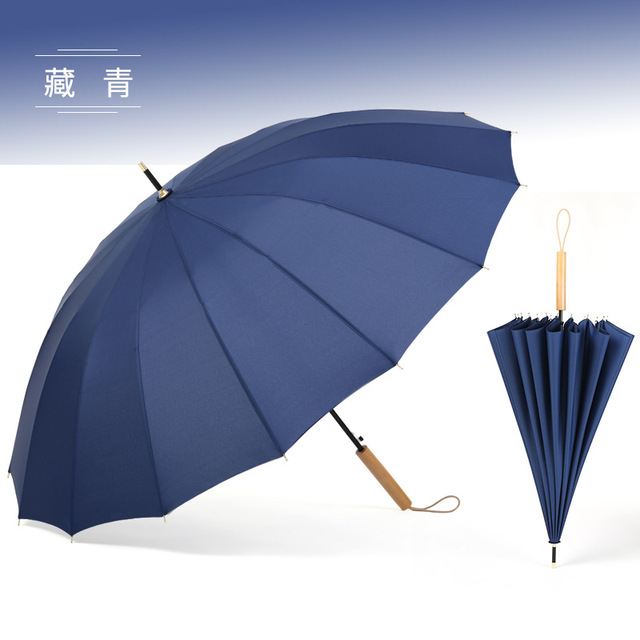 Umbrella 16 tự động ô chuôi xương củng cố Mori nhỏ tươi dựa trên ô xử lý chữ logo in ô quảng cáo Ô tự động