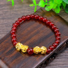 New imitation gold garnet bracelet 3D hard gold online shop Kuaishou Douyin live drainage drainage small gift gift