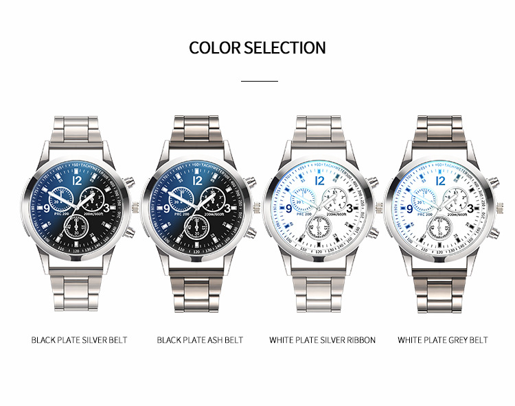 ZA01-G Geneva Steel Band Watch