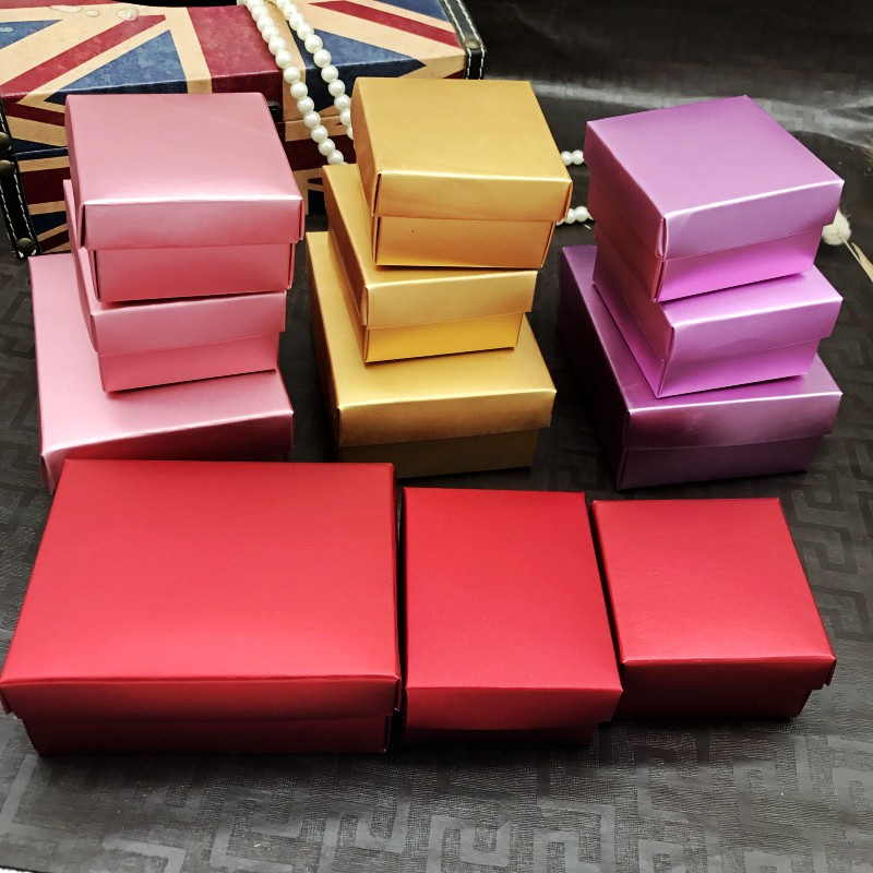 厂家批发 饰品盒简易折叠首饰盒婚礼用品礼物多用包装盒喜糖纸盒