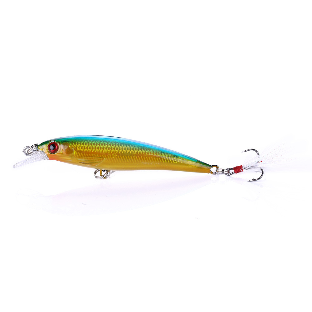 Sinking Minnow Fishing Lures 90mm 8g Hard Plastic Baits Fresh Water Bass Swimbait Tackle Gear