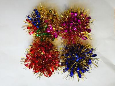61 kindergarten children Dance Sequins rubber string Flower wrist Hand Flower Bracelet square dance prop