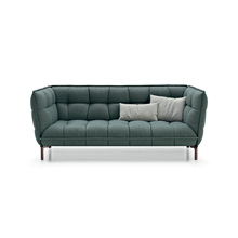 布艺沙发休闲肌肉沙发金属脚轻奢羽绒沙发意大利设计师家具