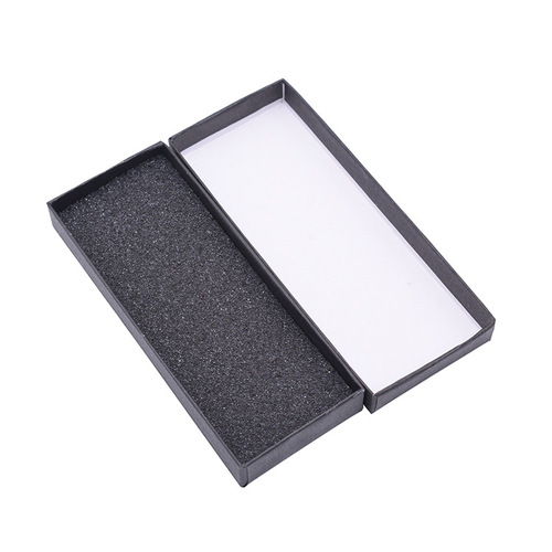 Factory sales keychain box sponge packaging box sky cover packaging box LOGO engraving one-time delivery